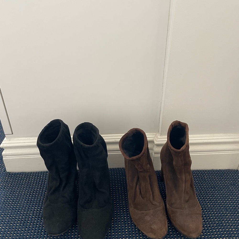 Barney’s Suede Sock Boots